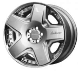 RSK 6, 19" Light Alloy Wheel (rear), Silver polished